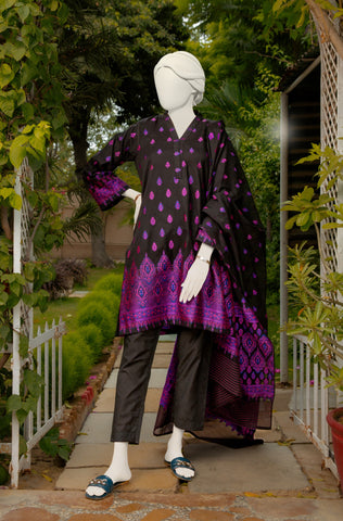 3 PC COTTON JACQUARD SCJ007K