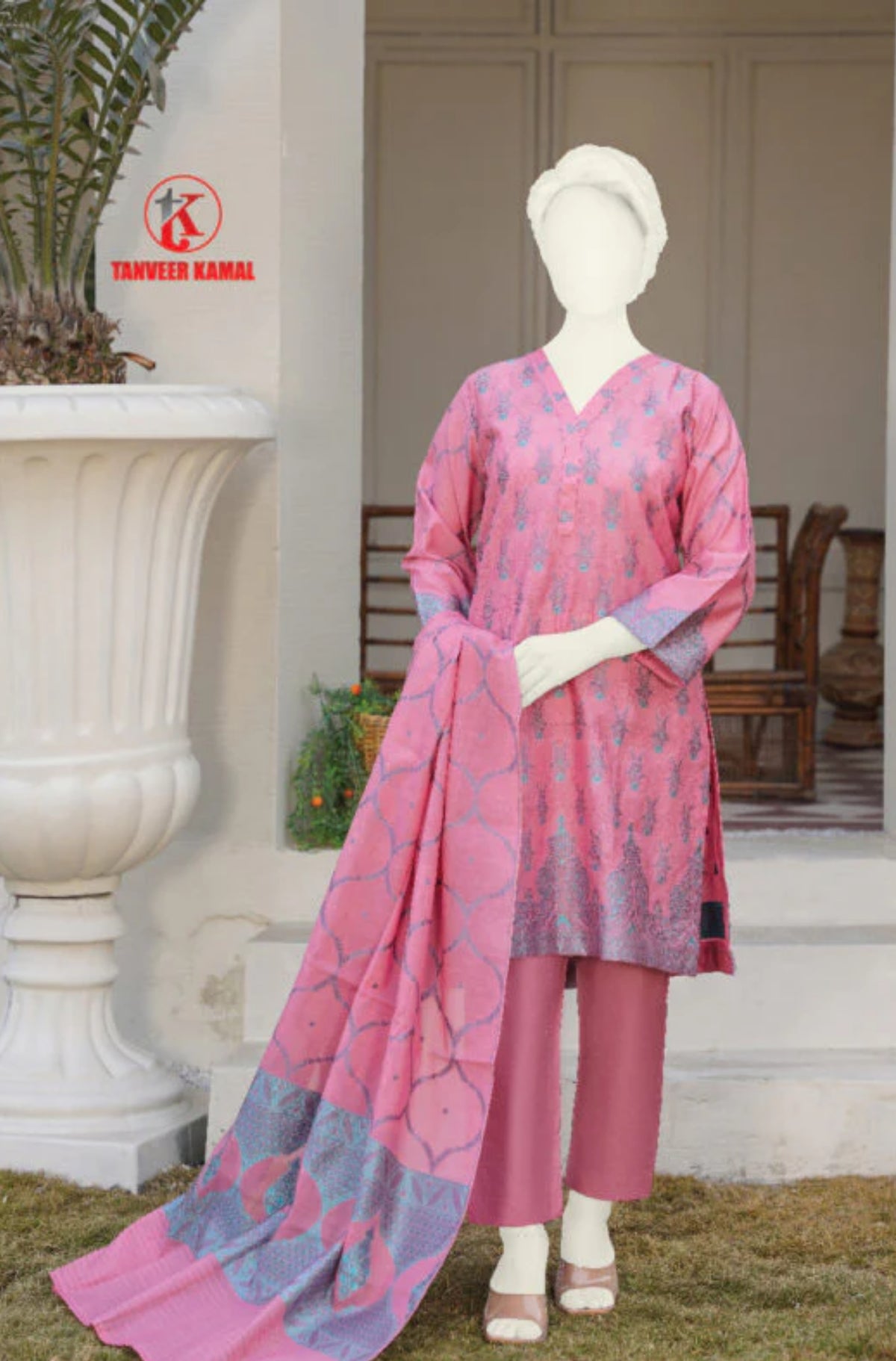 3 PC COTTON JACQUARD SCJ10P