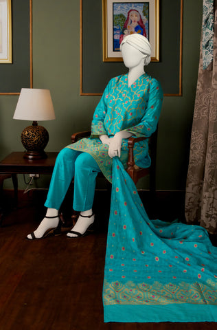 3 PC COTTON JACQUARD SCJ005A