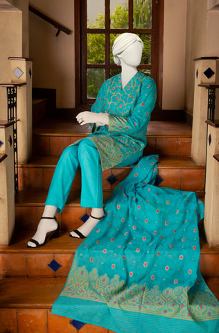 3 PC COTTON JACQUARD SCJ005A