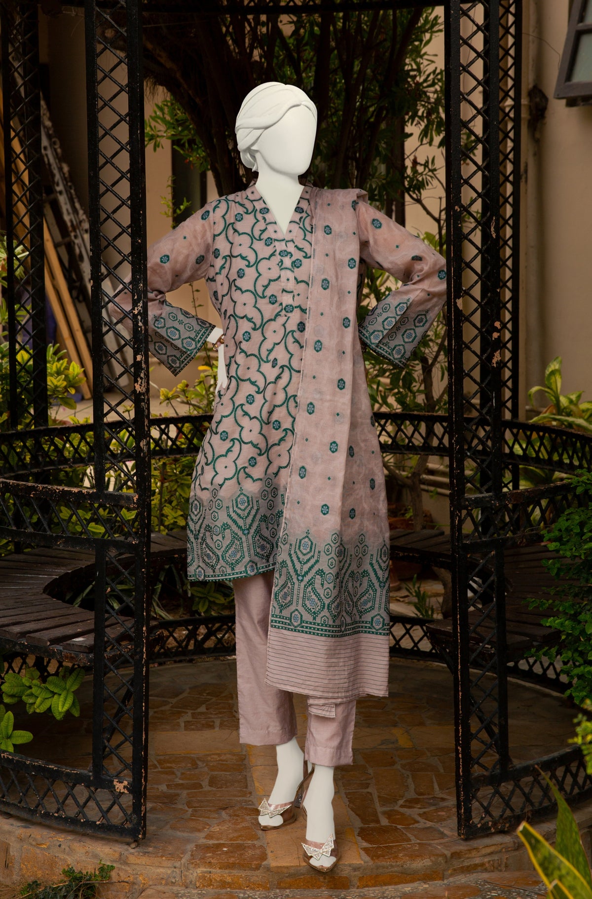3 PC COTTON JACQUARD SCJ005T
