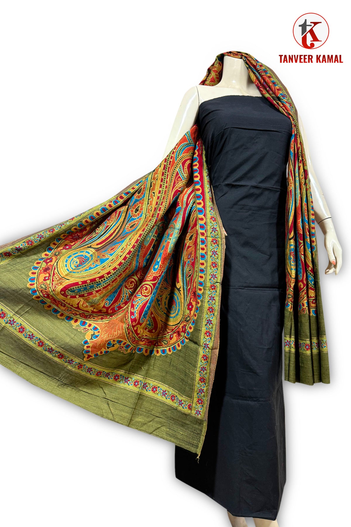 Kani Silk Dupatta/Shawl-DUP-K02