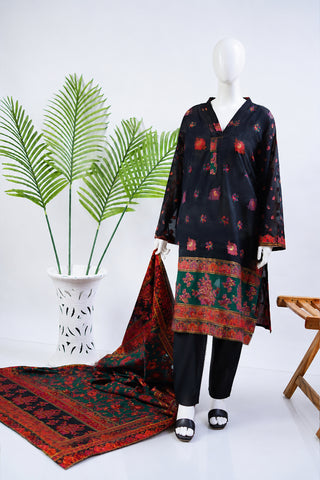 Unstitched 3pc Suit Kani Silk 01