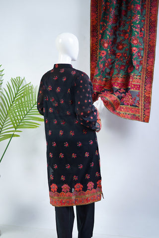 Unstitched 3pc Suit Kani Silk 01