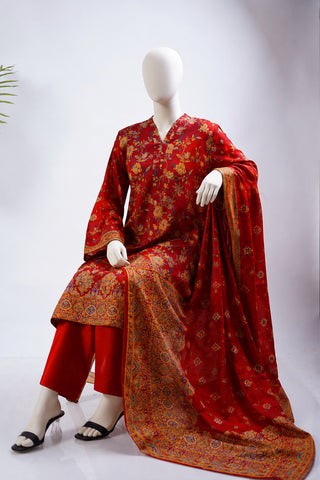 Unstitched 3pc Suit Kani Silk 02