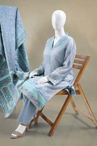 Unstitched 3pc Suit Kani Silk 03