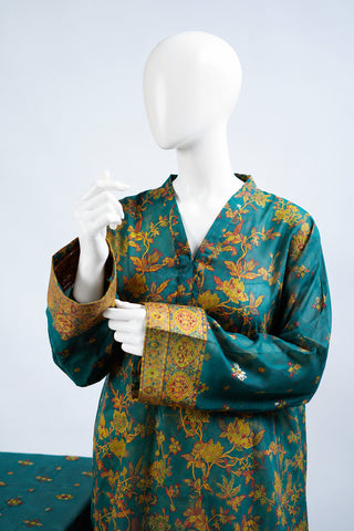 Unstitched 3pc Suit Kani Silk 08