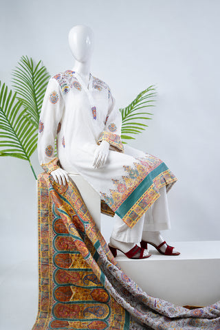Unstitched 3pc Suit Kani Silk 05
