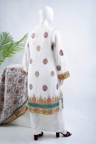 Unstitched 3pc Suit Kani Silk 05