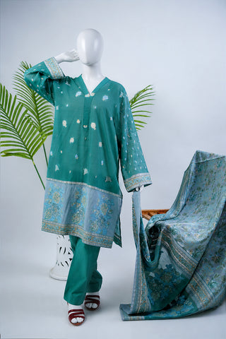 Unstitched 3pc Suit Kani Silk 06