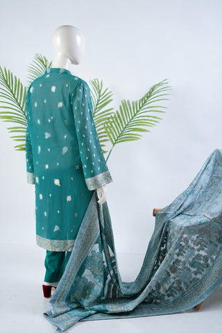 Unstitched 3pc Suit Kani Silk 06