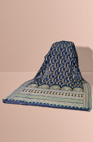 Luxurious 100% Pure Silk Chiffon Duppata/Shawl - DUP-05N