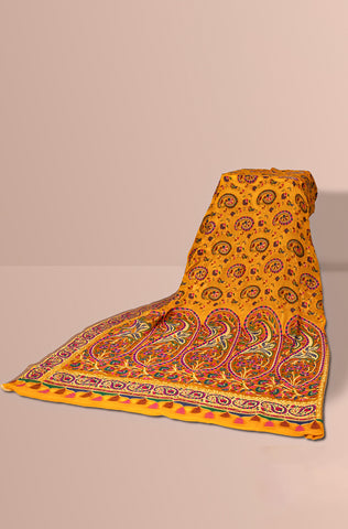 Luxurious 100% Pure Silk Chiffon Duppata/Shawl DUP-010