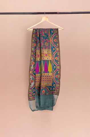 Luxurious 100% Pure Silk Chiffon Duppata/Shawl DUP-02S