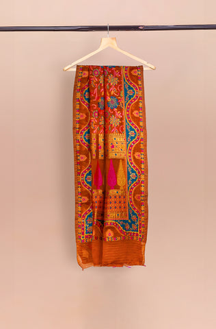Luxurious 100% Pure Silk Chiffon Duppata/Shawl - DUP-02O