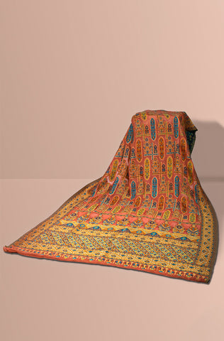 Luxurious 100% Pure Silk Chiffon Duppata/Shawl DUP-03O