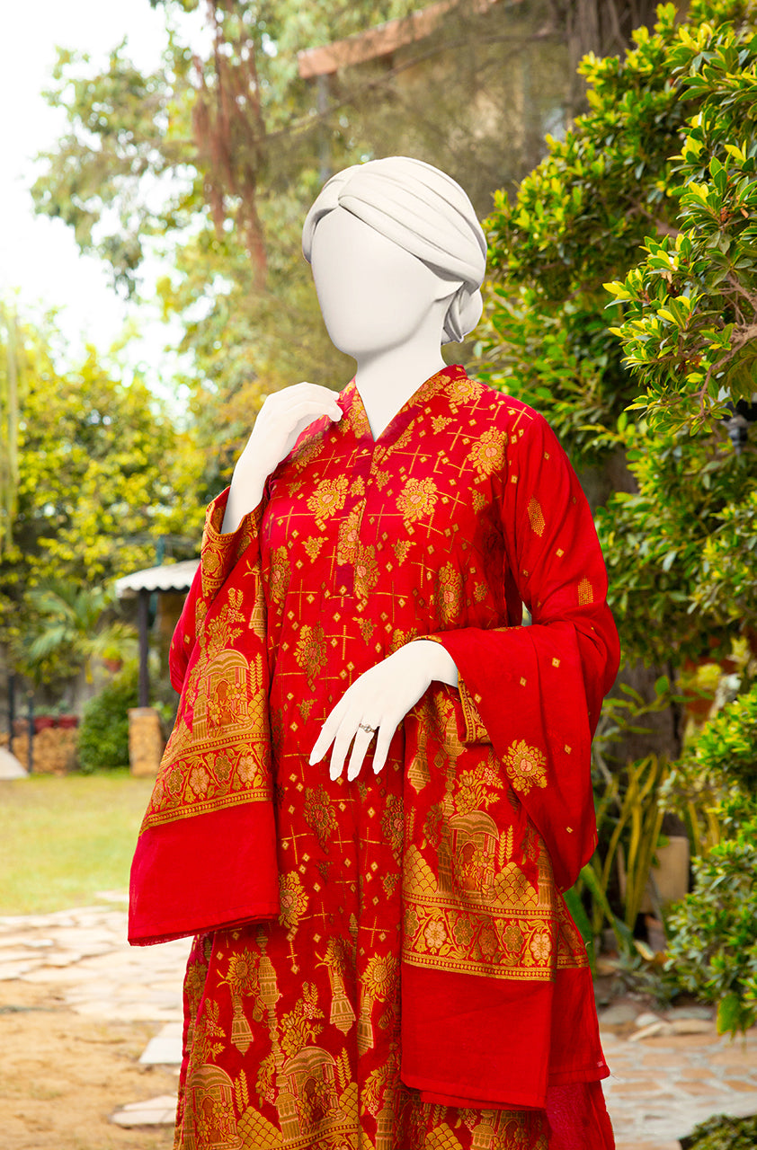 3 PC COTTON JACQUARD SCJ002R